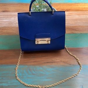 Furna mini satchel electric blue